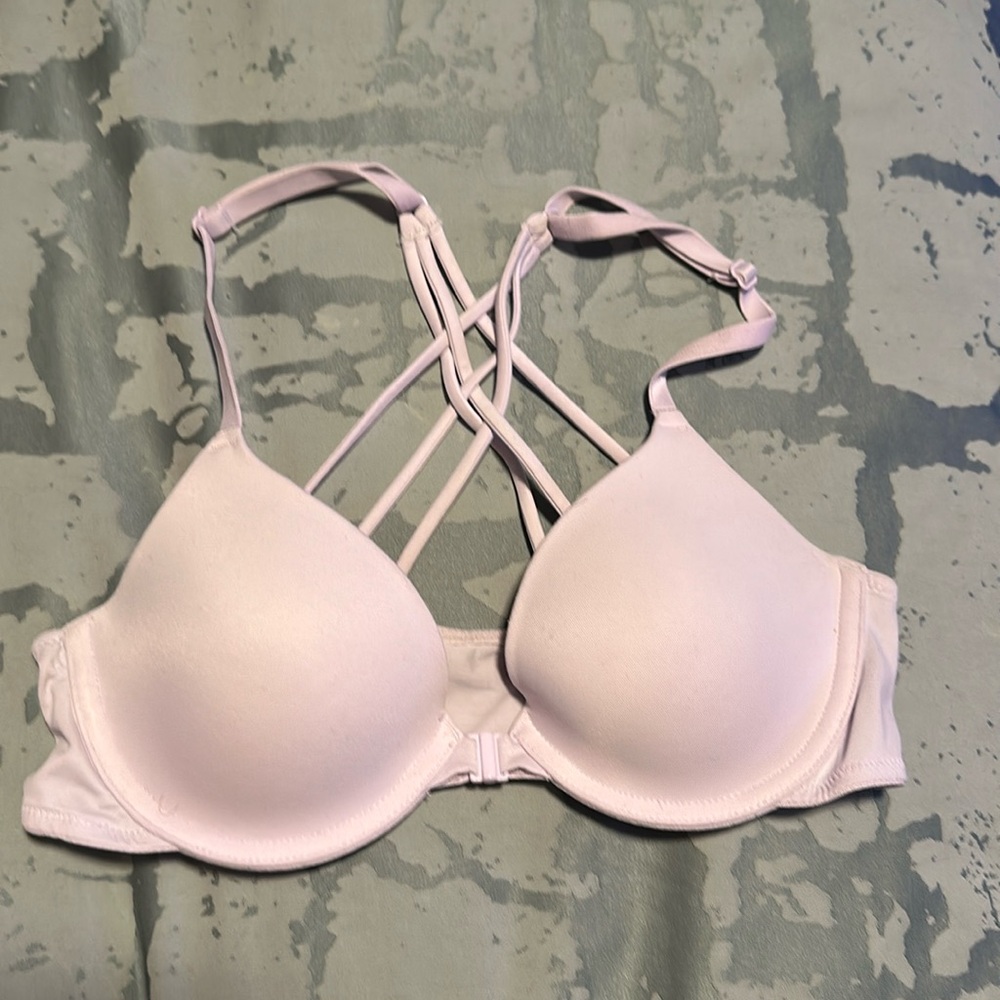 Victoria Secrets Pink Violet Racer Back Bra